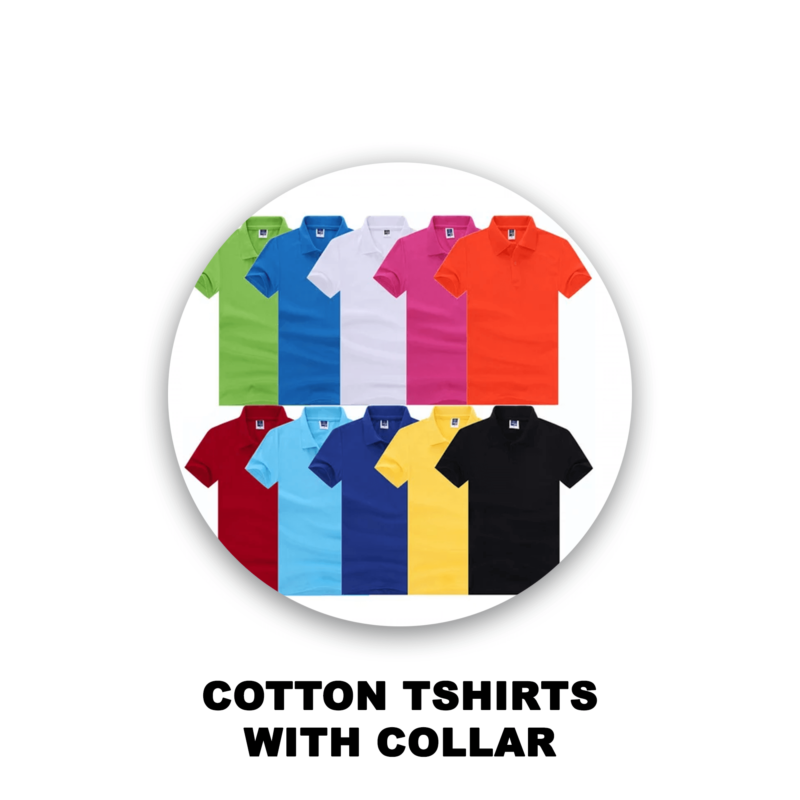 Bulk Order Cotton Collar T-Shirt